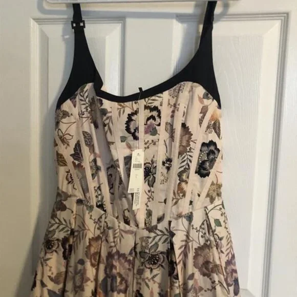 By Anthropologie Sleeveless Printed Midi Dress - Picture 3 of 6